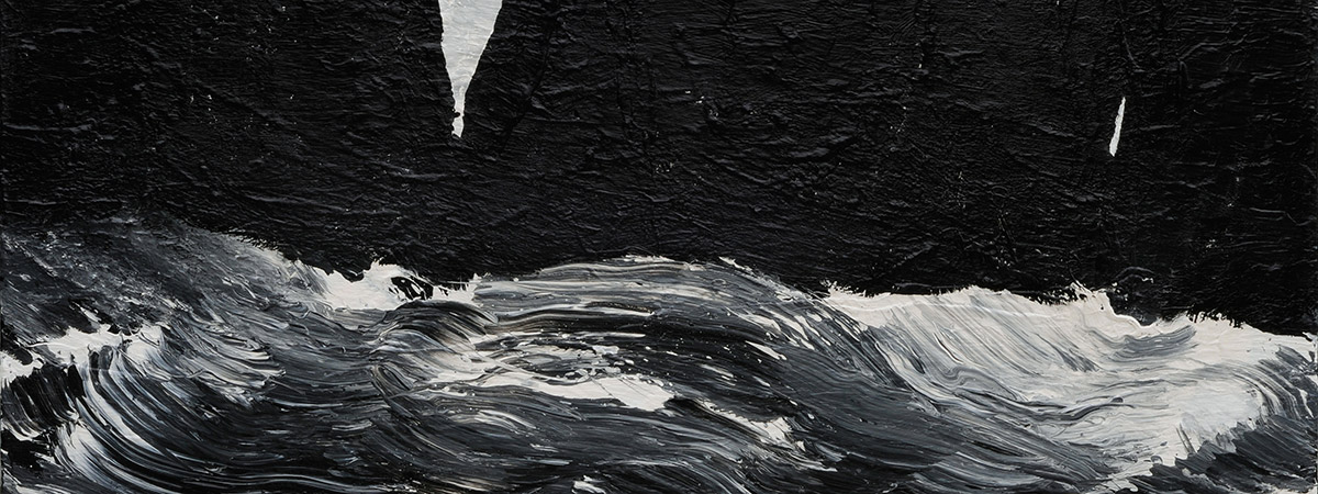 Werk von Franz Baumgartner, Am Strand, 2017